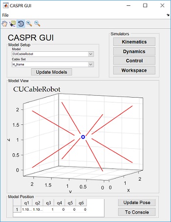   
		Figure 3: Developed CASPR cable-driven robot software platform	 
